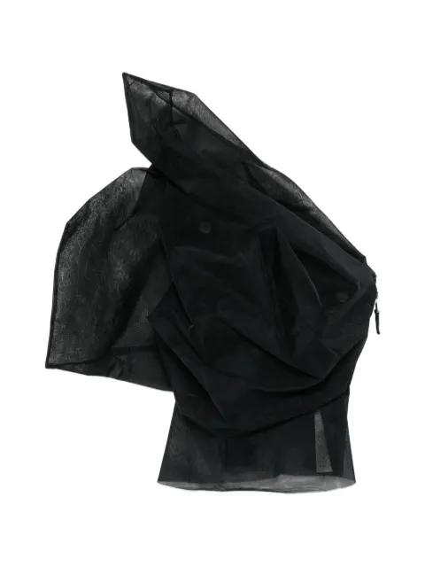 asymmetric draped top by RICK OWENS