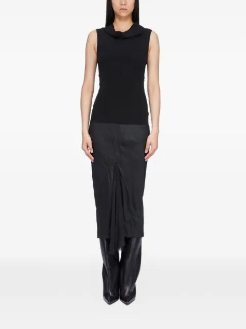 asymmetric-hem dress by RICK OWENS