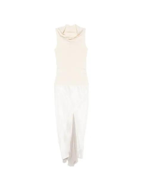 asymmetric-neck midi dress by RICK OWENS