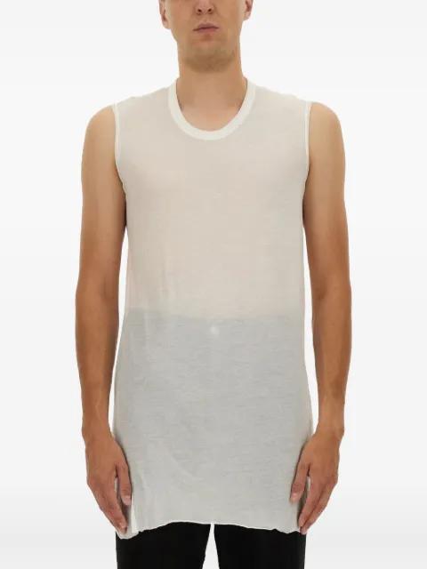 asymmetric vest by RICK OWENS