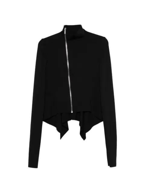 asymmetric zip-up jacket by RICK OWENS