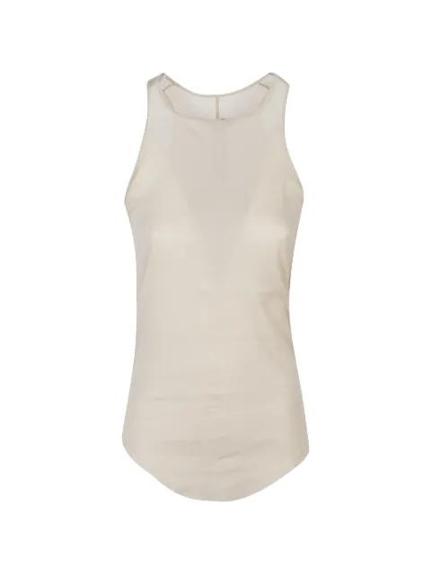 beige tank top by RICK OWENS