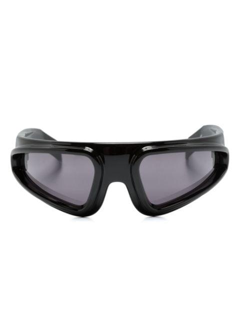 biker-frame sunglasses by RICK OWENS