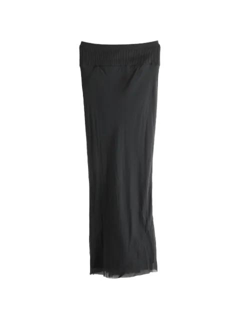 black maxi skirt by RICK OWENS