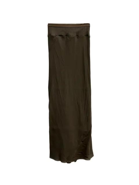 brown maxi skirt by RICK OWENS