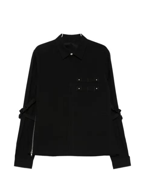 buckle-strap shirt by RICK OWENS