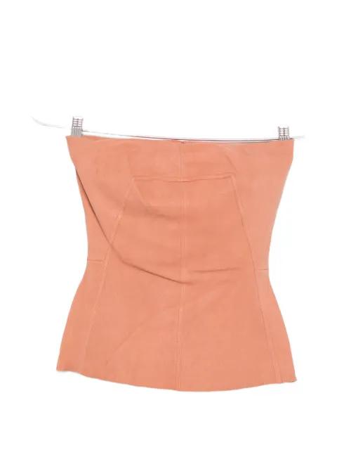 bustier leather  top by RICK OWENS
