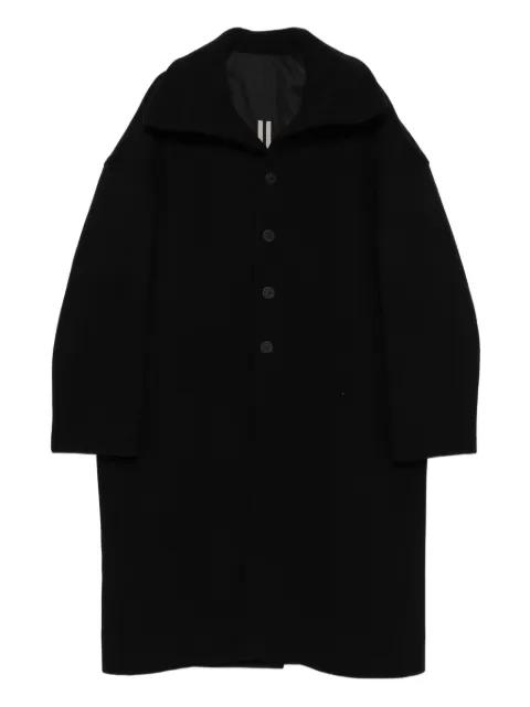 button-fastening long-sleeve coat by RICK OWENS