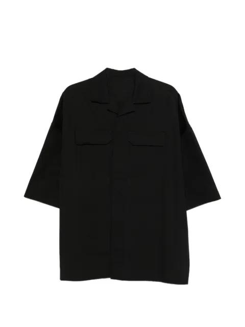 camp-collar flap-pocket shirt by RICK OWENS