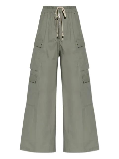 cargo drawstring trousers by RICK OWENS