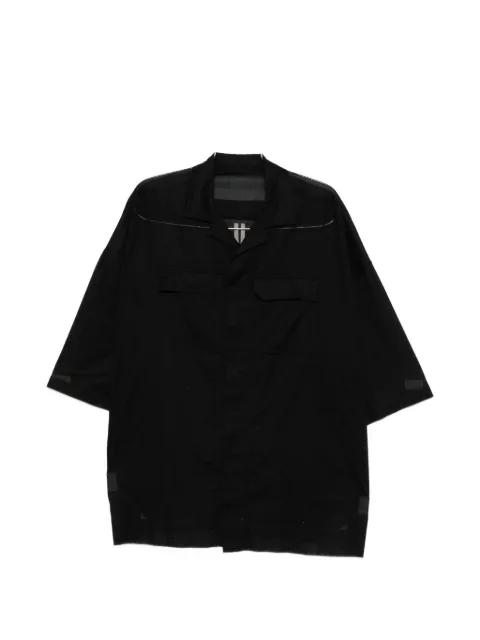chest-pocket black shirt by RICK OWENS