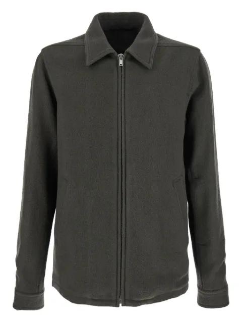 classic-collar zip-fastening jacket by RICK OWENS