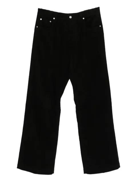 corduroy straight trousers by RICK OWENS