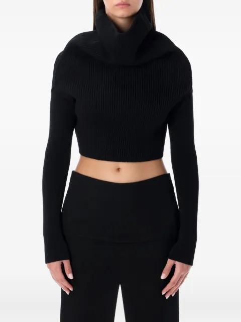 cowl-neck sweater by RICK OWENS