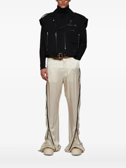 cropped biker vest by RICK OWENS