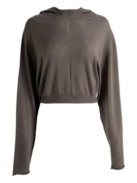 cropped hoodie by RICK OWENS