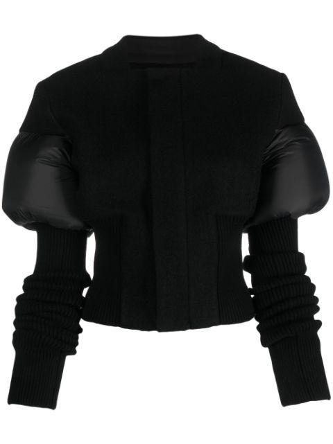cropped panelled jacket by RICK OWENS