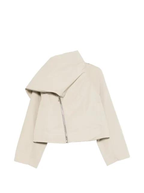 cropped scarf jacket by RICK OWENS