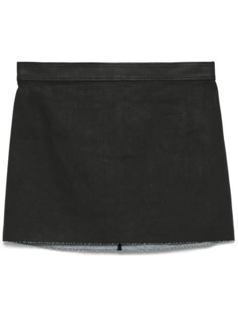 denim mini skirt by RICK OWENS