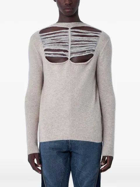 distressed sweater by RICK OWENS
