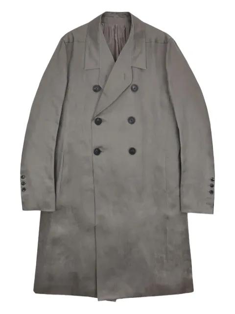 double-breasted coat by RICK OWENS