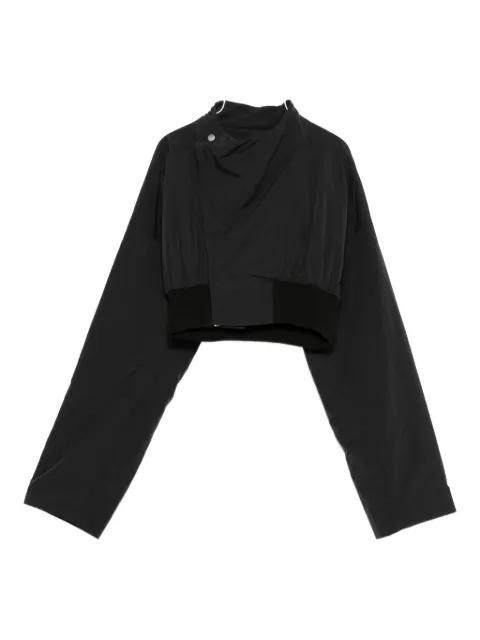 double-breasted cropped jacket by RICK OWENS