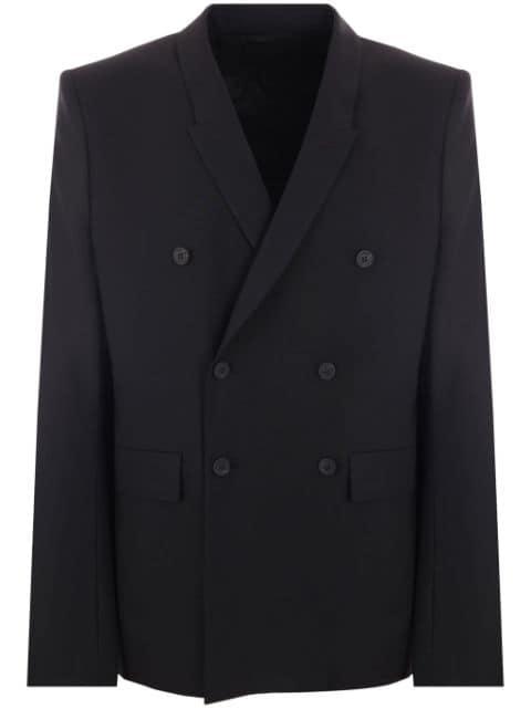 double-breasted stretch-wool blazer by RICK OWENS