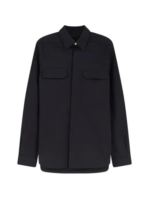double-pocket long-sleeve shirt by RICK OWENS
