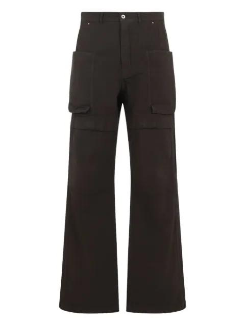 double-pocket straight-leg trousers by RICK OWENS