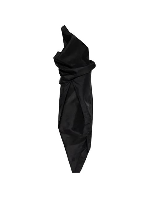 draped-design asymmetric skirt by RICK OWENS