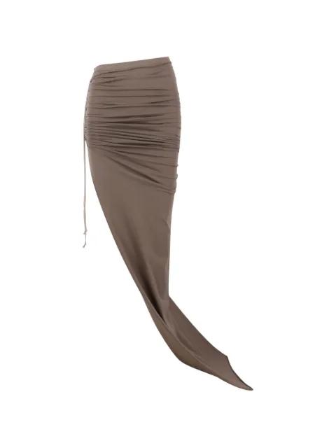 draped drawstring skirt by RICK OWENS