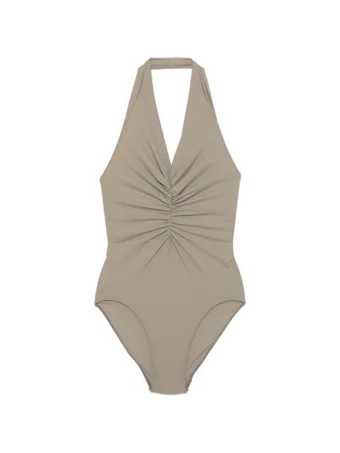 draped halterneck swimsuit by RICK OWENS