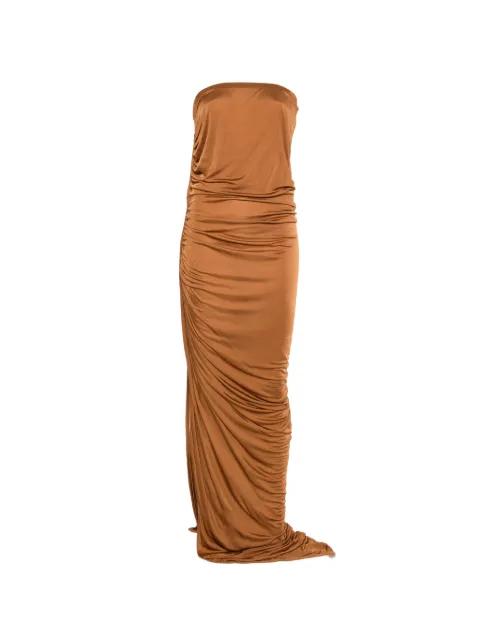 draped maxi dress by RICK OWENS