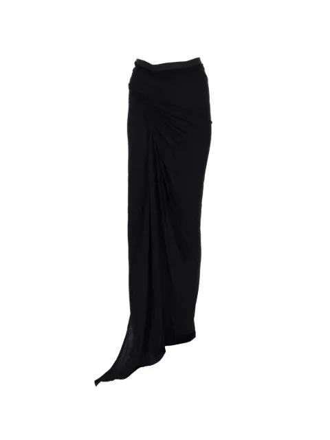draped midi skirt by RICK OWENS