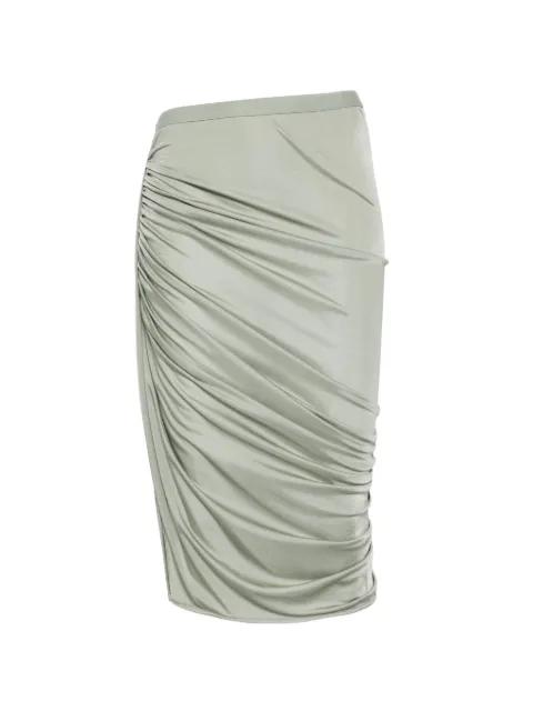 draped midi skirt by RICK OWENS