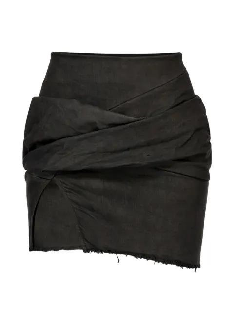 draped mini skirt by RICK OWENS