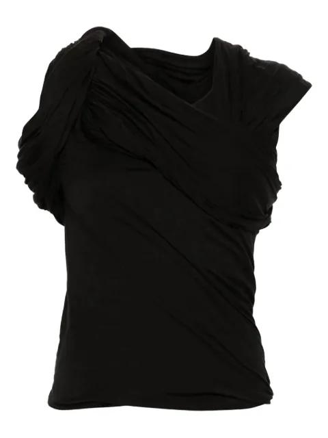 draped-shoulder top by RICK OWENS
