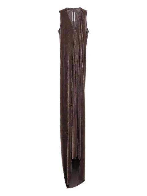 draped velvet dress by RICK OWENS