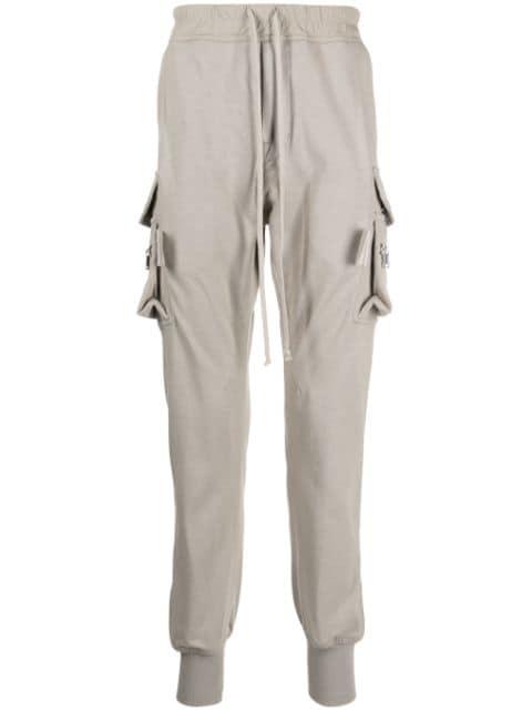 drawstring drop-crotch track pants by RICK OWENS