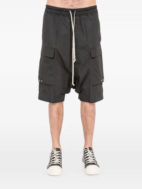 drawstring-fastening cargo shorts by RICK OWENS