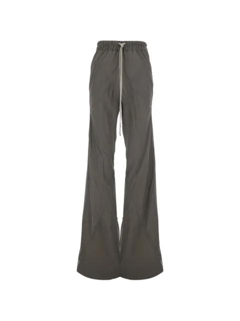 drawstring flared trousers by RICK OWENS