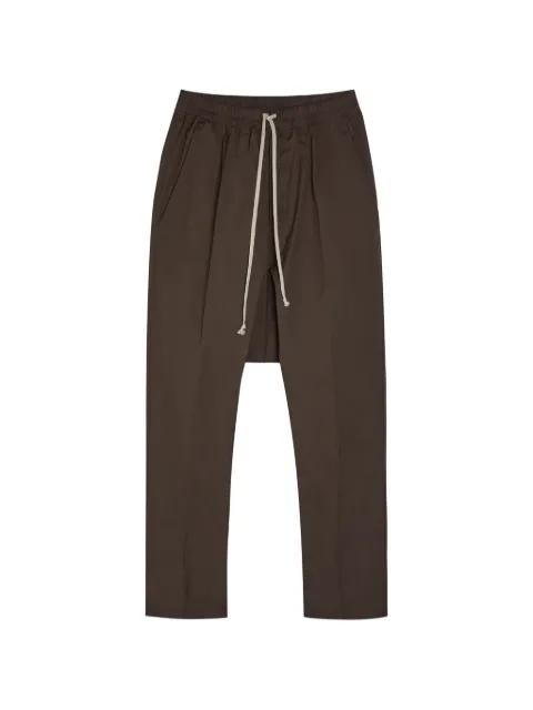 drawstring pleated trousers by RICK OWENS