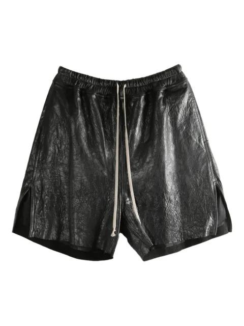 drawstring side-slit shorts by RICK OWENS