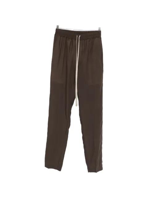 drawstring trousers by RICK OWENS