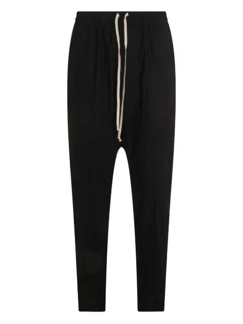 drawstring-waist trousers by RICK OWENS