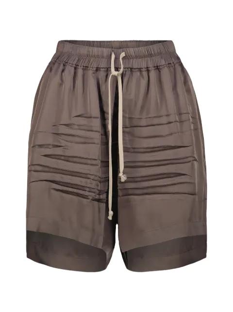 drawstring-waistband shorts by RICK OWENS