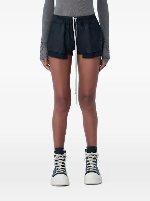 elasticated drawstring shorts by RICK OWENS
