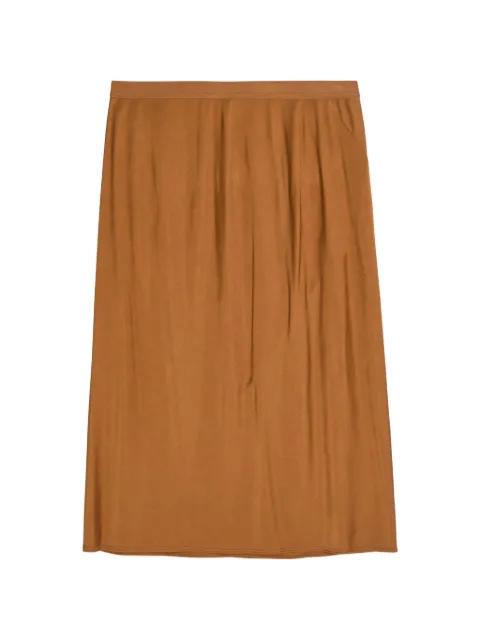 elasticated-waist midi skirt by RICK OWENS