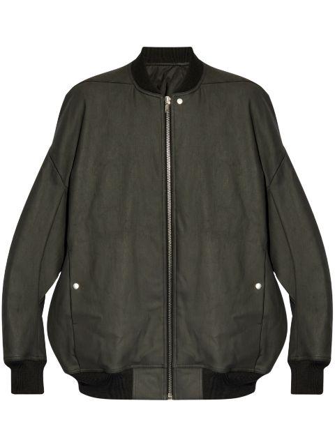 elongated bomber jacket by RICK OWENS