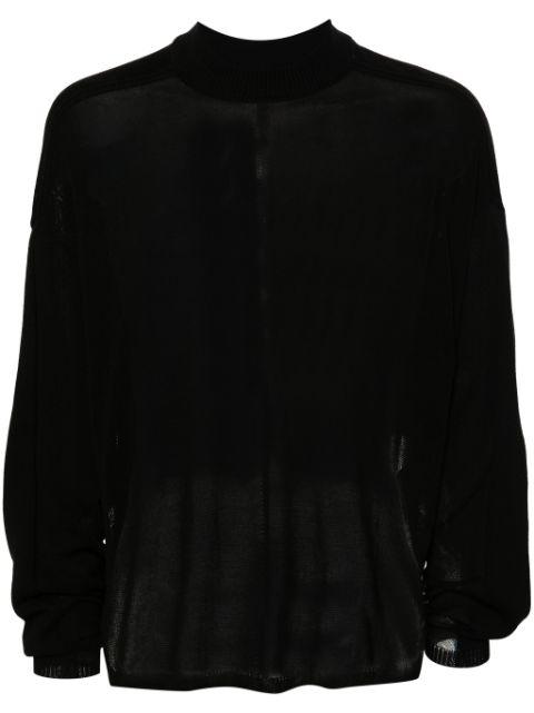 fine-knit cotton jumper by RICK OWENS